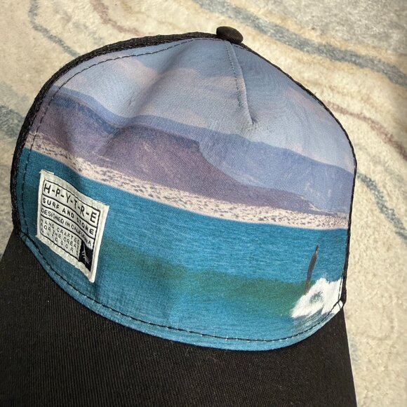 Hippy Tree Hat Ocean Theme Snapback Adjustable Size - Picture 6 of 6